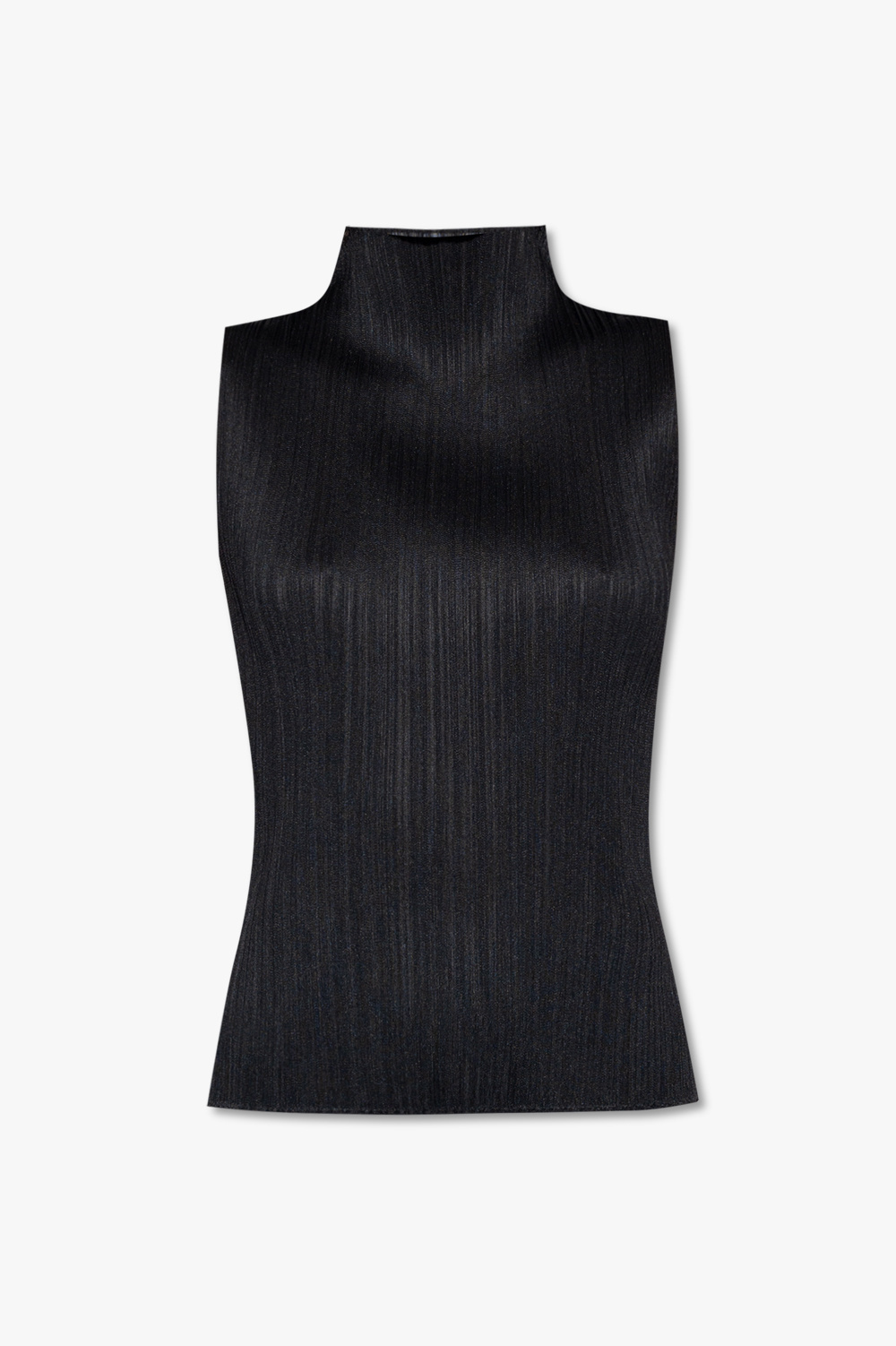 Ferrari water-resistant cropped jacket - Black Pleated top